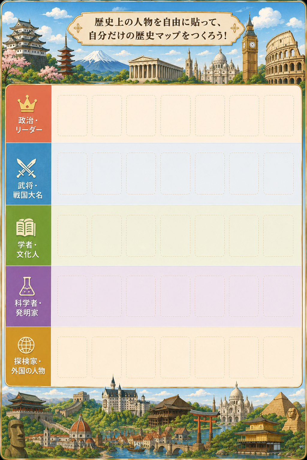 歴史マップ背景